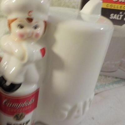 " 1960ish Campbells soup Collectiable Salt & Pepper",