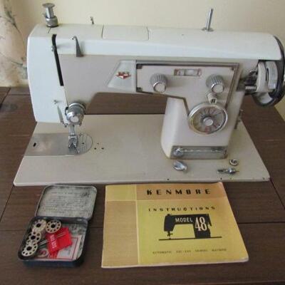 Kenmore Model 1120 Sewing Machine and Cabinet