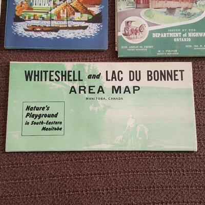 1958 Road Maps of Canada