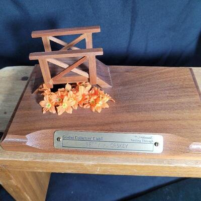 LOT# 67 "Smiling Through" w/Stand & Plaque HUM# 408/0