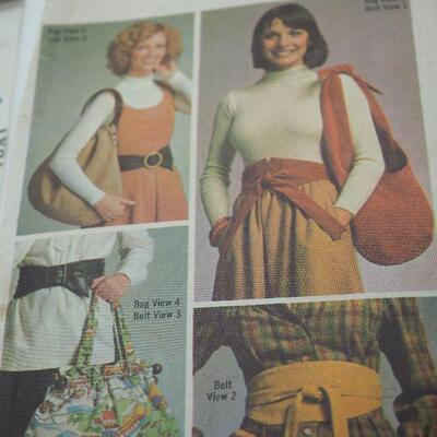 Lot 4 Huge lot vintage sewing patterns clothing, hats, bags, dogs