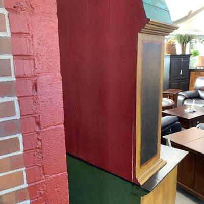 Colorful painted cabinet