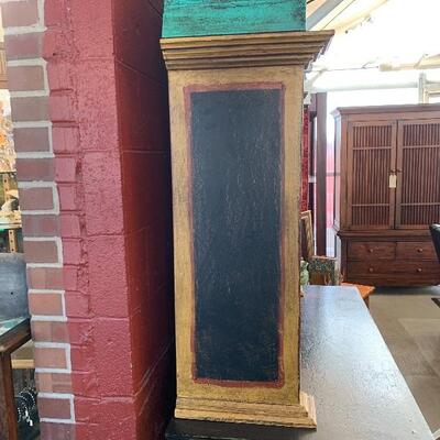 Colorful painted cabinet