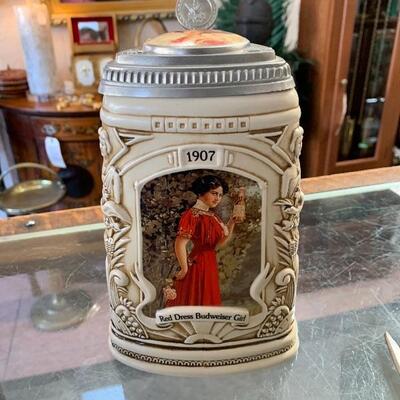 Anheuser Busch members only collectors Stein  1997