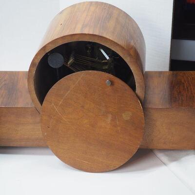 Lot 10 Clock Lot #1 with  Clock book hand made German wooden table chime clock ( not working) Parts and Repair