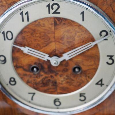 Lot 10 Clock Lot #1 with  Clock book hand made German wooden table chime clock ( not working) Parts and Repair