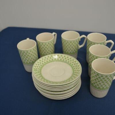 LOT 3 CUPS AND SAUCERS