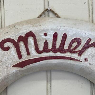 Lot 14 Lrg. Miller Lite Boat Life Preserver Ring Decor