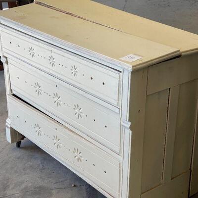 Lot 35 Antique Dresser (needs TLC!) 43x20x30