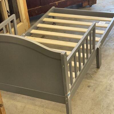 Lot 36 NEW Grey Toddlers Bed