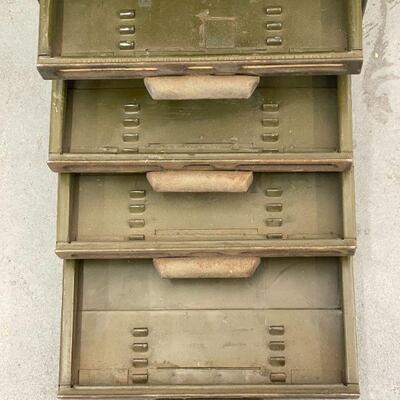 Lot 41 Kardex Army Green Filing System