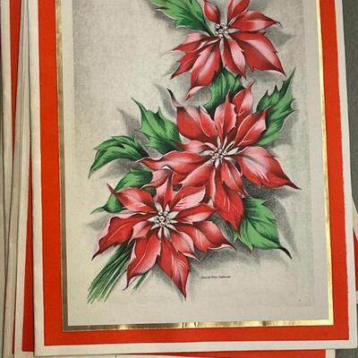 Lot 44 NOS Greeting Christmas Cards