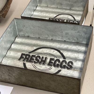 Lot 48 Fresh Egg Tins DÃ©cor