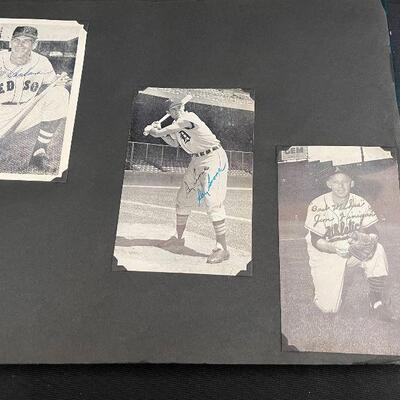 Vintage Baseball Player Scrapbook Autographed Cardinals
