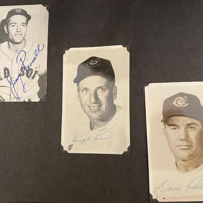 Vintage Baseball Player Scrapbook Autographed Cardinals