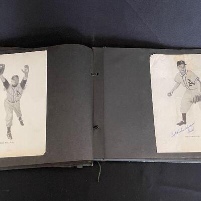 Vintage Baseball Player Scrapbook Autographed Cardinals