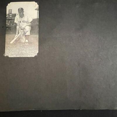 Vintage Baseball Player Scrapbook Autographed Cardinals
