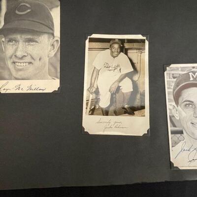 Vintage Baseball Player Scrapbook Autographed Cardinals