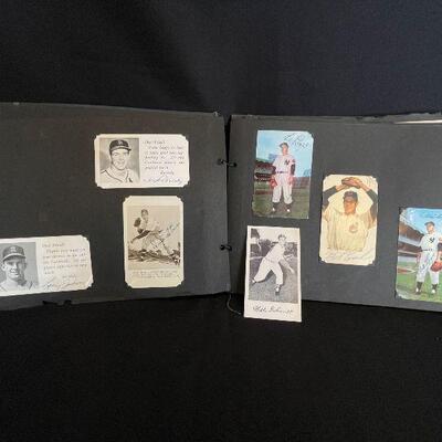 Vintage Baseball Player Scrapbook Autographed Cardinals