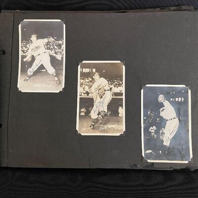 Vintage Baseball Player Scrapbook Autographed Cardinals