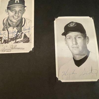 Vintage Baseball Player Scrapbook Autographed Cardinals