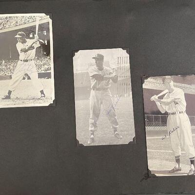 Vintage Baseball Player Scrapbook Autographed Cardinals