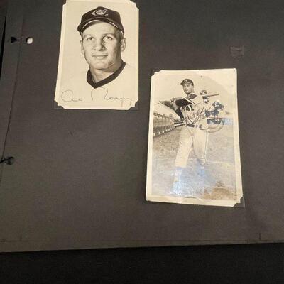 Vintage Baseball Player Scrapbook Autographed Cardinals