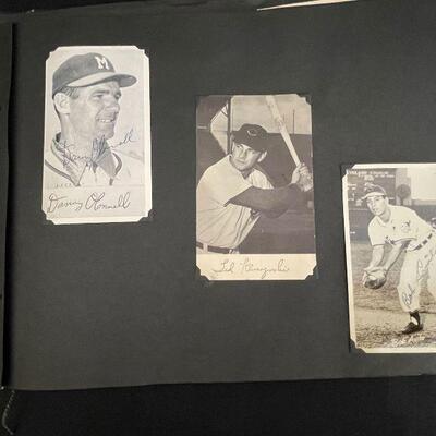 Vintage Baseball Player Scrapbook Autographed Cardinals