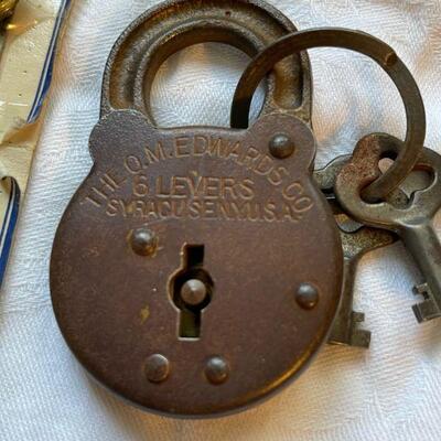 The O. E Edwards 6 lever lock 