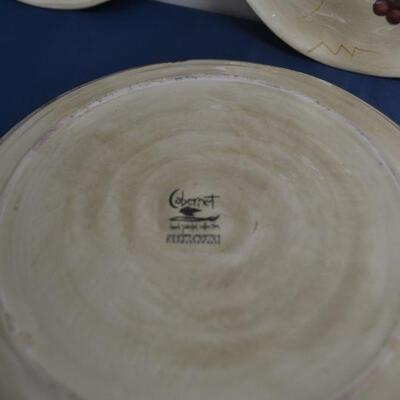 LOT 18 PLATE AND BOWL SET
