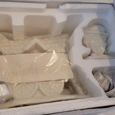 Lot 20: Vintage New Stock Dept. 56 SNOWBABIES My Woodland Wagon Collectible 