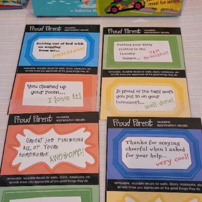 Lot 28: (2) New Children's Books and Proud Parent Labels