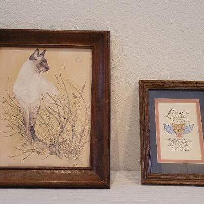 Lot 29: (2) Vintage Wall Art Home Deco 
