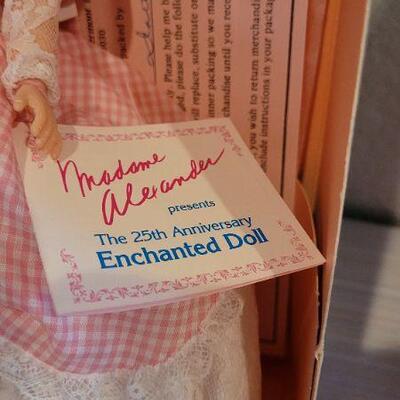 Lot 34: Vintage New Stock MADAME ALEXANDER 25th Anniversary The Enchanted Doll