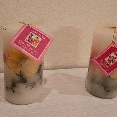 Lot 39: (2) New 6" Sunflower Fragrance Flowers