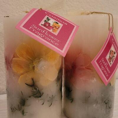 Lot 39: (2) New 6" Sunflower Fragrance Flowers