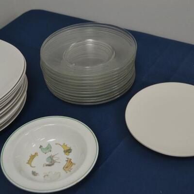 LOT 88 VARIETY OF PLATES AND BOWLS