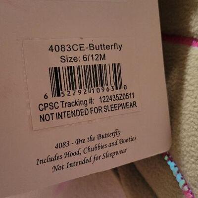 Lot 54: New 6/12 Months Costume - BUTTERFLY 