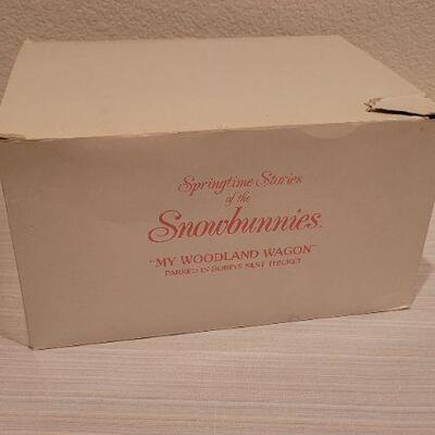 Lot 61: Vintage New Stock Dept. 56 SNOWBABIES Collectible - MY WOODLAND WAGON