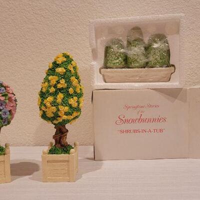 Lot 67: Vintage New Stock Dept. 56 and HALLMARK Topiary Collectibles 