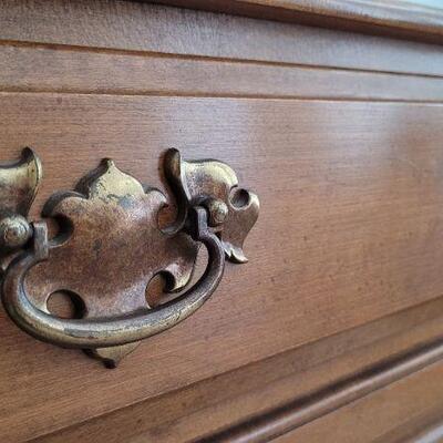 Lot 68: Vintage DEARBORN Maple Mid Century Modern Dresser 