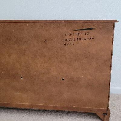 Lot 68: Vintage DEARBORN Maple Mid Century Modern Dresser 