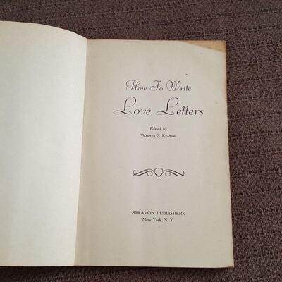 Vintage Book How To Write Love Letters