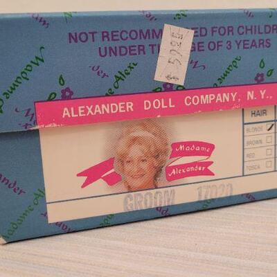 Lot 74: Vintage New Stock MADAME ALEXANDER Doll- GROOM 17020