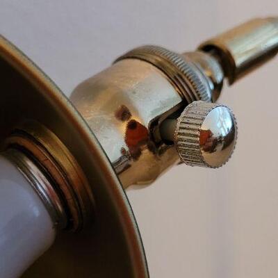 Lot 81: Vintage 48" Mid Century Modern Dimmable Brass Floor Lamp