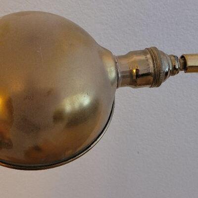 Lot 81: Vintage 48" Mid Century Modern Dimmable Brass Floor Lamp