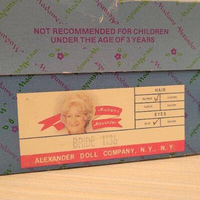 Lot 88: Vintage New Stock MADAME ALEXANDER Doll - BRIDE 1136