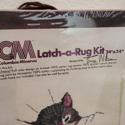 Lot 91: Vintage New Stock 1976 LATCH A RUG Kit