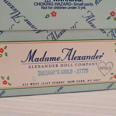Lot 94: Vintage New Stock MADAME ALEXANDER Doll - TUESDAY'S CHILD 27775