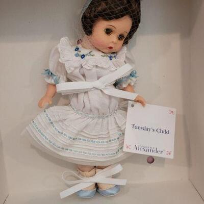 Lot 94: Vintage New Stock MADAME ALEXANDER Doll - TUESDAY'S CHILD 27775